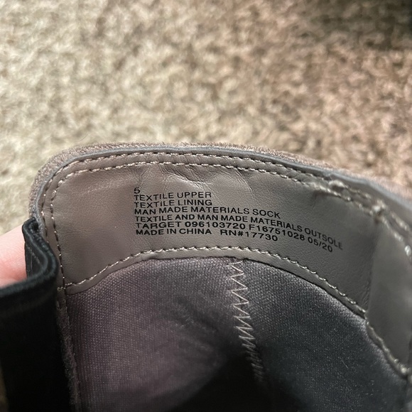 Grey slip on booties - Picture 2 of 4